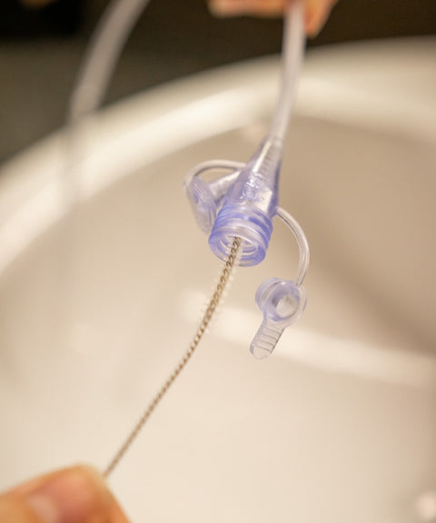 Cleaning Brush for Enteral Feeding Tube Extension