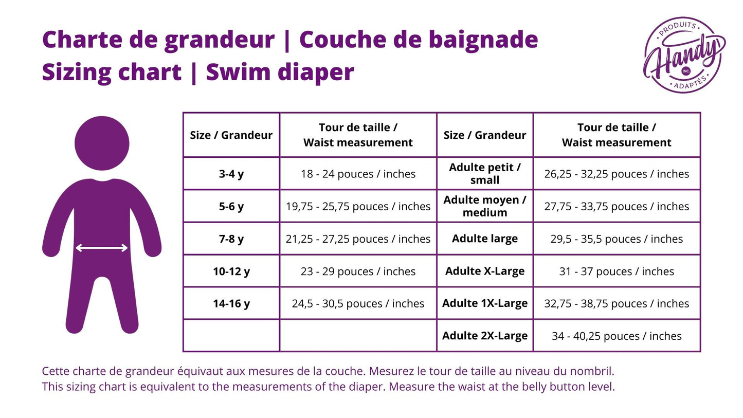 Couche de baignade