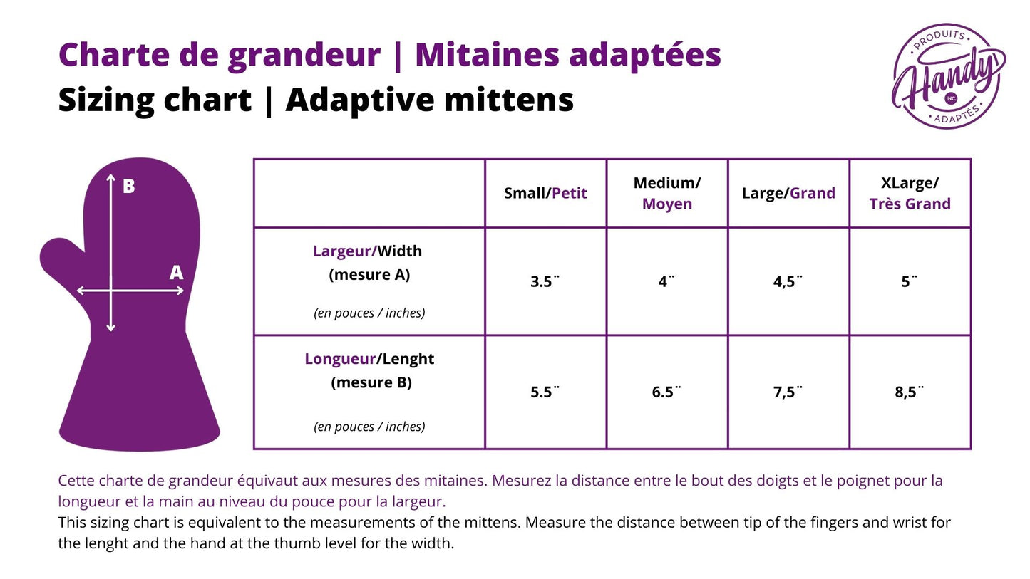 Adaptive mittens