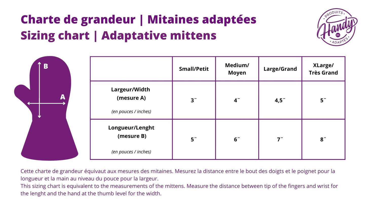 Adaptive mitten