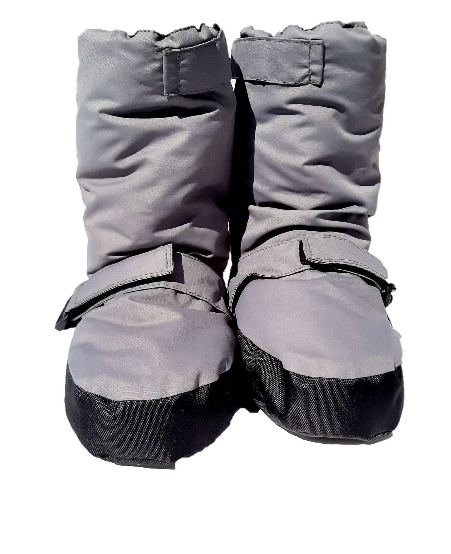 Adapted boots for disabled person to cover shoes orthotics